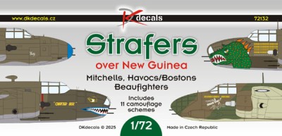 Dk Decals 72132 Strafers over New Guinea (11x camo) 1/72