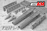 Advanced Modeling AMC 72071-1 КАБ-1500Л Корректируемая авиационная бомба калибра 1500 кг (в комплекте две бомбы). 1/72