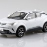 Aoshima 56349 Toyota C-HR(White Pearl Crystal Shine), SNAP KIT (сборка без клея) 1/32
