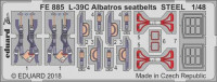 Eduard FE885 L-39C Albatros seatbelts STEEL 1/48
