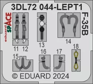 Eduard 3DL72044 F-35B SPACE (TAM) 1/72