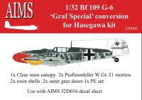 Aims AIMS32P008 Messerschmitt Bf-109G-6 'Graf Special' 1/32