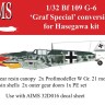 Aims AIMS32P008 Messerschmitt Bf-109G-6 'Graf Special' 1/32