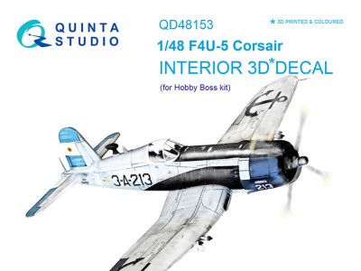 Quinta studio QD48153 F4U-5 (для модели Hobby Boss) 1/48
