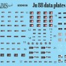 Aims AIMS48D035 Focke-Wulf Fw-190 Olea leg markings (plus extras) 1/48