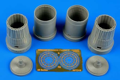 Aires 7318 Su-30MKK Flanker G exhaust nozzles 1/72