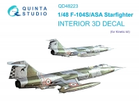 Quinta studio QD48223 F-104S/ASA (Kinetic) 1/48