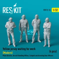 Reskit F32026 Yellow jersey waiting for work (Modern) 4 pcs 1/32