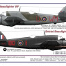 AML AMLC48017 Декали Bristol Beaufighter IF&VIF Part III. 1/48