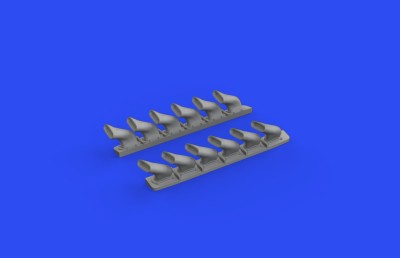 Eduard 648669 BRASSIN Spitfire Mk.V six-stacks exh.fishtail 1/48