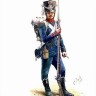HAT 8219 French Chasseurs Marching 40 figures per box 1/72