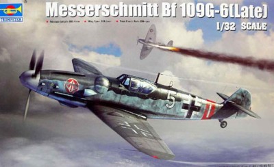 Trumpeter 02297 Messerschmitt Bf 109G-6 (поздний) 1/32