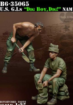 Bravo6 35065 US G.I.s Dig Boy, Dig! 1/35