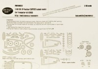 New Ware NWA-M0117 Mask F9F-2P Panther EXPERT (TRUMP 02833) 1/48