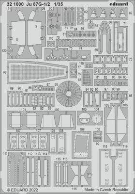 Eduard 321000 SET Ju 87G-1|2 (BORDER M.) 1/32