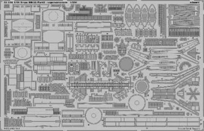 Eduard 53156 USS Texas pt. 3 superstructure 1/350