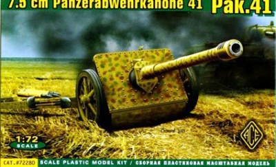 Ace Model 72280 7.5cm Panzerabwehrkanone 41 (Pak.41) 1/72