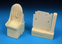 Barracuda Studios BCR32336 Supermarine Spitfire Mk.IXC Seat with backpad and armor 1/32