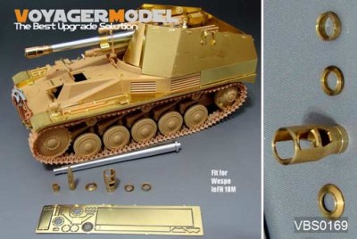 Voyager Model VBS0169 WWII German Wespe 105mm L/28 Gun Barrel(For All) 1/35