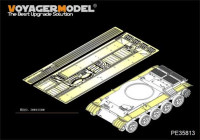 Voyager Model PE35813 PLA Type62 Light Tank Fenders (For TRUMPETER 05537) 1/35