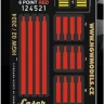 HGW 124521 Seatbelts Sabelt 6 point RED (laser) 1/24