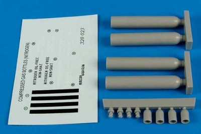 Aerobonus 320023 Compressed gas bottles - Nitrogen 1/32
