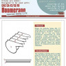 Peewit P75001 1/72 Paper paint mask CAC CA-12/13/19 Boomerang