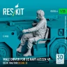 Reskit F35006 Male driver US NAVY A/S32A-49 Deck Tractor 3 1/35
