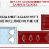 Miniart 35639 Street Accessories with Lamps & Clocks 1/35