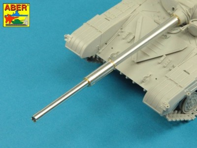 Aber 35 L-250 125mm 2A46 Barrel for Soviet T-64 &amp; T-72A without thermal cover (designed to used with Trumpeter kits) 1/35