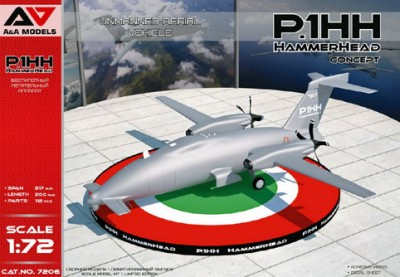 A&amp;A Models 7206 Беспилотник P1.HH Hammerhead 1/72