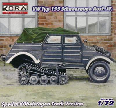 Kora Model A7216 VW 155 Schneeraupe IV 1/72
