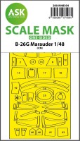 Art Scale 200-M48304 Martin B-26G Marauder canopy frame paint mask (outside only) 1/48