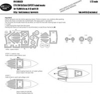 New Ware NWA-M0429 1/72 Mask F7U-3M Cutlass EXPERT (FUJI H-12/H-29)