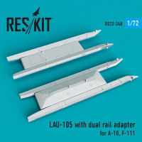 Reskit RS72-0248 LAU-105 w/ dual rail adapter (2 pcs.) 1/72