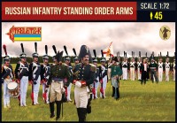 Strelets STR21772 Russian Infantry Standing Order Arms Napoleonic 1/72