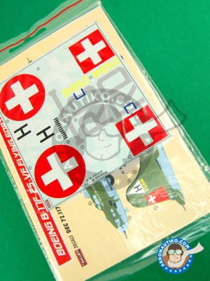 Kora Model DEC72117 Boeing B-17F-25-VE (Swiss AF) декали декали 1/72