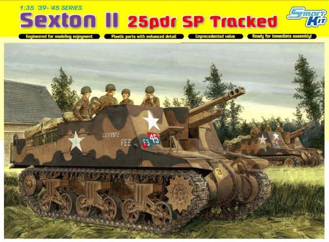 Dragon 6760 Cамоходная гаубица Sexton II 25Pdr SP