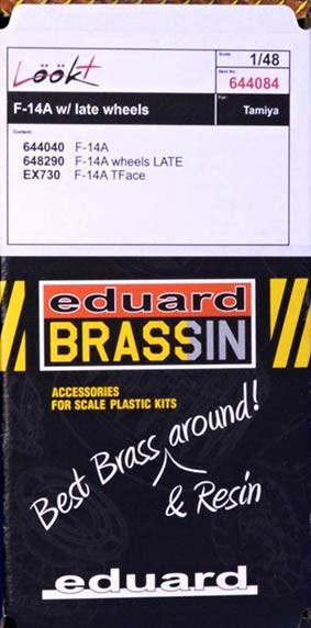 Eduard 644084 BRASSIN 1/48 F-14A w/ late wheels Lookplus (TAM)