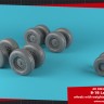 Armory ARAW48333 Rockwell B-1B Lancer wheels with weighted tires/tyres late version 1/48
