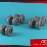 Armory ARAW48333 Rockwell B-1B Lancer wheels with weighted tires/tyres late version 1/48