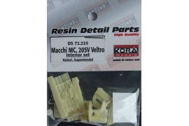 Kora Model DS72225 Macchi MC.205 Veltro Interior set (ITAL/SUPM) 1/72