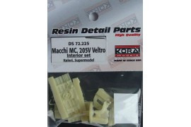 Kora Model DS72225 Macchi MC.205 Veltro Interior set (ITAL/SUPM) 1/72