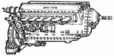 CMK 4038 RR Merlin - British engine for Mosquito Mk. VI 1/48