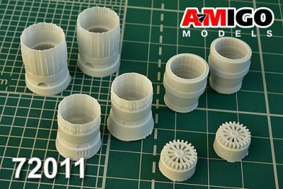 Amigo Models AМG 72011 RD-33 exhaust nozzle for MiG-29 (ZVEZDA) 1/72