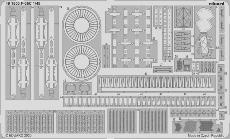 Eduard 491503 SET F-35C (TAM) 1/48