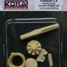 Kora Model DS7281 Fokker C.X Finnish service Engine Set (CMR) 1/72