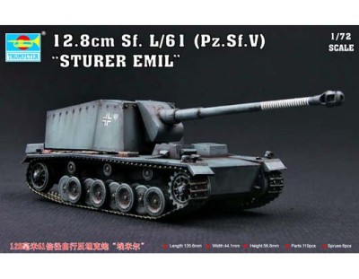 Trumpeter 07210 Немецкое САУ &quot;Штурер Эмиль&quot; 1/72