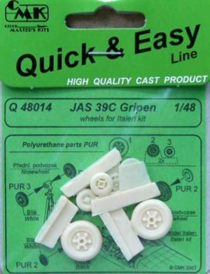 CMK Q48014 JAS 39C Gripen Wheels for ITA 1/48