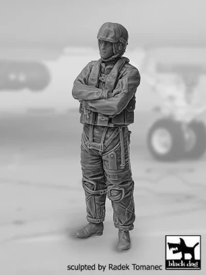 Black Dog F32151 US NAVY fighter pilot modern No.1 (1 fig.) 1/32
